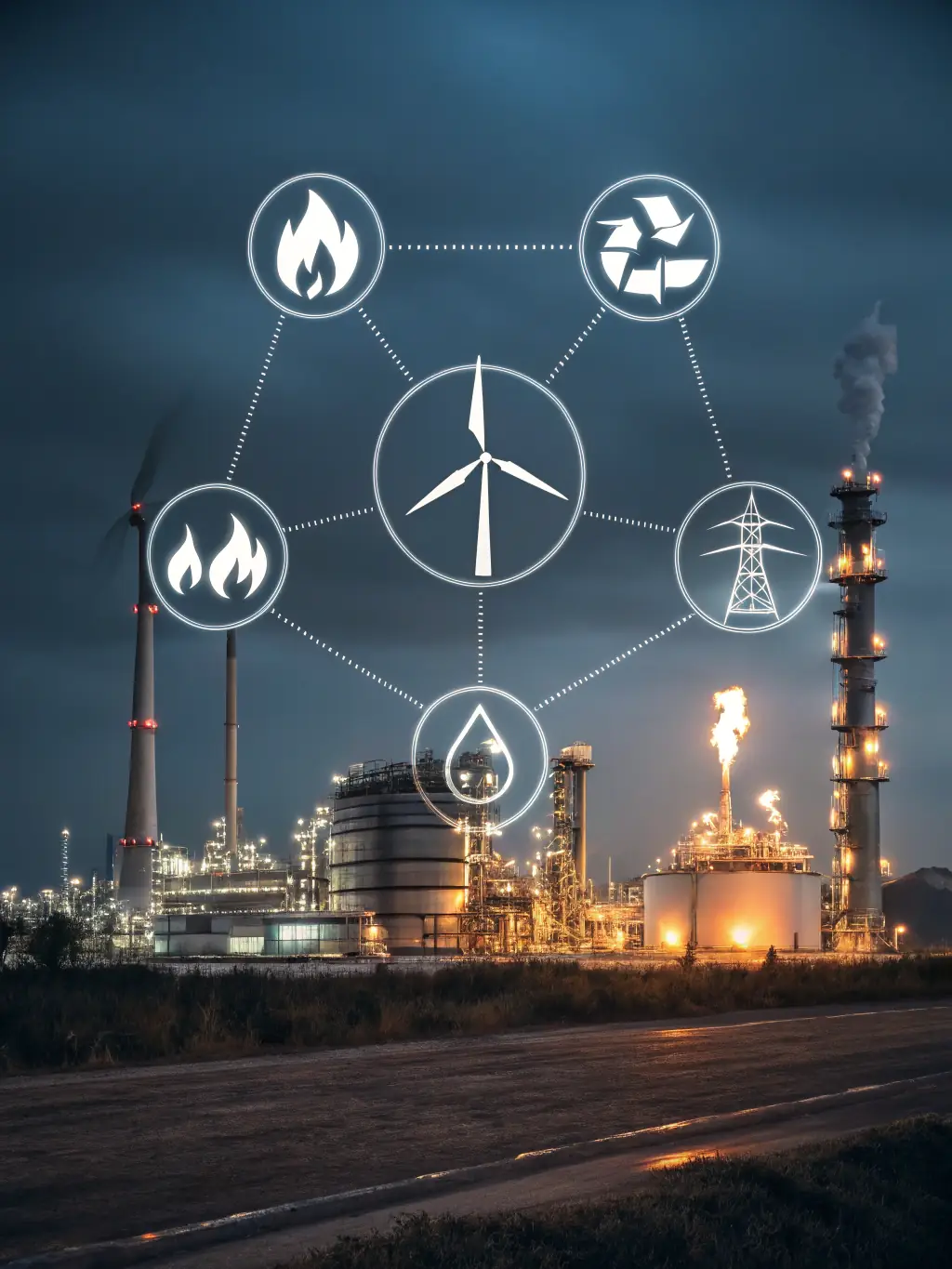 Diagram illustrating data compression techniques reducing file sizes while maintaining quality, with green energy symbols highlighting the efficiency.