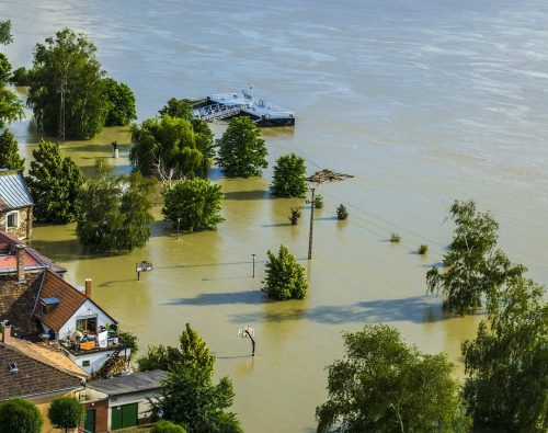 flood, danube, sandbag